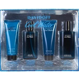 Davidoff Cool Water 4-piece men’s gift set after shave cologne